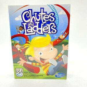 Chutes and‎ Ladders Classic Board Game Hasbro Ages 3+ Brand New